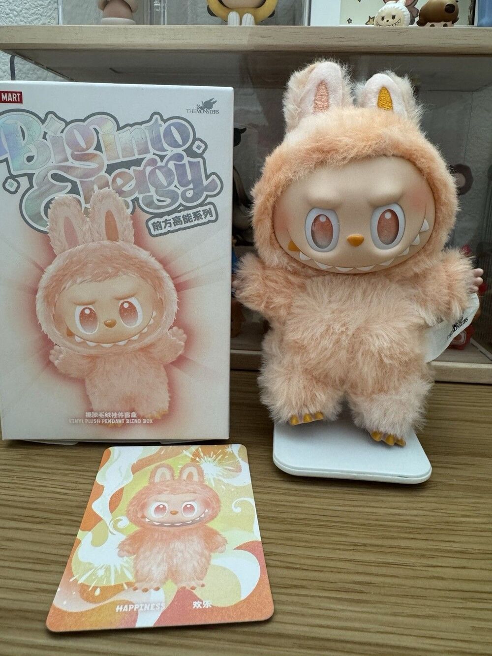 Pop Mart The Monsters Labubu Big Into Energy Vinyl Plush (Happiness)